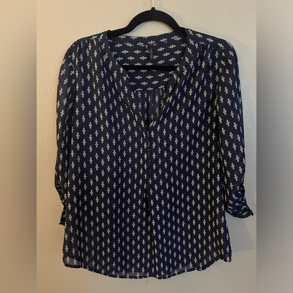 Maurices - Sheer Blue Blouse